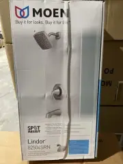 Moen 82504SRN Lindor Posi-Temp Tub/Shower Faucet, Brushed Nickel