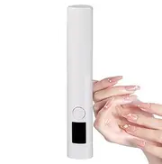 Nail Dryer - LED Nail Lamp | Portable UV Lamps for Gel Nails, Quick Drying Rechargeable Battery Manicure Light with 250mAh Battery and Timer Settings for Home & Travel
