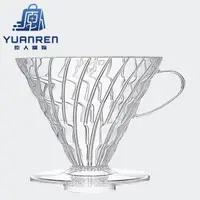 在飛比找momo購物網優惠-【原人購物YUANREN】HARIO V60 螺旋03濾杯 