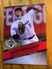 Alex Kirilloff 2018 Cedar Rapids Kernels Team Card