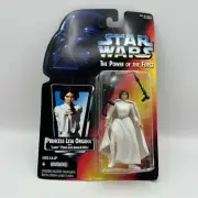 1995 Kenner Star Wars POTF Red Card Princess Leia Organa 3.75" Figure Sealed