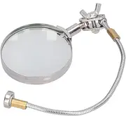 Helping Hand Magnifier Flexible Neck Desktop Magnifying Glass Ideal for Soldering Reading Hobbies Crafts Workbench Superior Performance Premium Material High