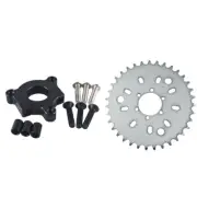 JRL Genuine 35T Sprocket Black CNC Adapter 415 Chain 49 66 80cc Motorized Bike