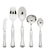 Ricci Argentieri Francesca 18/10 Stainless Steel Satin 5pc Hostess Set