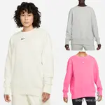 NIKE 女裝 長袖上衣大學T 刷毛 灰/米白/粉 DQ5734-063/DQ5734-133/DQ5734-684