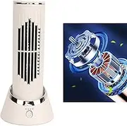 SustVita Adjustable 3 Speed Fan, Quiet Tower Desk Design, USB Portable Electric Oscillating Fan for Bedroom, Living Room