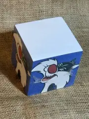 Vtg New Sealed SYLVESTER CAT Looney Tunes Notepad Memo Cube~1990s~1 Owner
