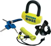 Oxford Boss 12,7mm Disc Lock, yellow for Men
