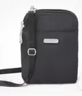 Baggallini Take Two RFID Bryant Black ORGANIZER CROSSBODY WRISTLET HANDBAG NWT