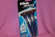 Gillette MACH3 Smooth Shave Disposable Razors 3 Pack