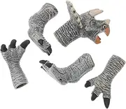 ERINGOGO 1set Dinosaur Hand Puppet Role for Interactive Family Fun Realistic Cosplay Finger Puppets for Toddlers for Imaginative Play and Early Education