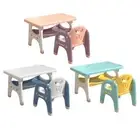 Kids Drawing Table and Chair Set Children Desk and Chair Set Easy to Clean