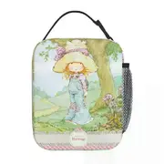 i6417 Sarah Kay Cartoon Girl Product Insulated Lunch Tote Bag Kids Country Life Lunch Portable Thermal Cooler Bento Box swg5649