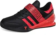 [Generic] Weightlifting Shoes Men Cross-Training Gym Shoes Flat Anti-Slip for Squat Powerlifting