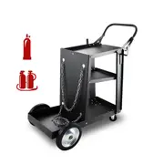 Welding Cart Trolley with Cylinder Storage - 3 Tiers