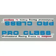 Mongoose - 1983-84 Pro Class with white Down tube decal - Old school bmx