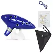 Zelda Ocarina Instrument with Neck Strap Cord and Song Book (Songs From the