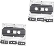 8 Pcs Blank Audio Tape Cassette Decor Blank Cassette Adornment Blank Cassette Ornaments Blank Cassette Tape Empty Cassette Tape Accessory Cassette Tape Material Vintage Cassette