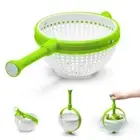 Salad Spinner, Multi-Use Kitchen Collapsible Spinning Colander, Strainer
