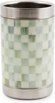 Wine Bottle Cooler, Champagne and Wine Ice Bucket, 1 Gallon, Gray-And-White Ster