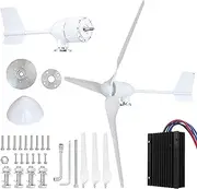 YHOZHUT Wind Turbine Generator 3000W High-Power Wind Turbines 48V / 96V Wind Generator Kit with Controller and 3 Blades, Wind Power Generator for Domestic Use, Industry, Ships, Streets, Farms,48v