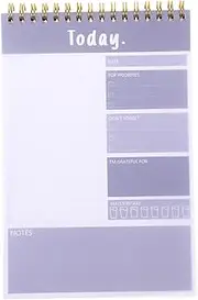 Homoyoyo Daily Plan Notepad Weekly Planner with Tear Off Task Planner for Meal Planning Daily for Organizing Projects Goals for Family Friends