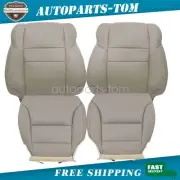 2012 to 2016 For Honda CR-V Driver & Passenger Bottom-Top Leather Cover Tan 4PCS