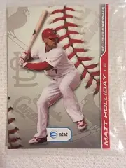 Saint Louis CARDINALS WALL CLING SET sga 9/17/2010 Colby rasmus Matt Holliday