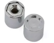 RC4WD 1/10 Scale Rear Hubs (Chrome) (2) [RC4ZS0034]
