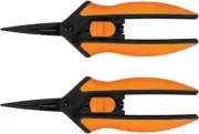 Micro-Tip Pruning Snips Garden Shears - Plant Cutting Scissors with Sharp Precis