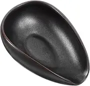 GRIRIW Ceramic Coffee Bean Dosing Cup Measuring Saucer for Coffee Beans Powder Tea Leaves Compact Coffee Dosing Tray for Home Office Use Essential Kitchen Accessory
