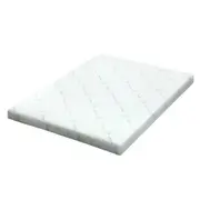 Queen Size | Cool Gel Memory Foam Mattress Topper w/Bamboo Cover 10cm