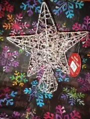 Metallic Tree Topper Star