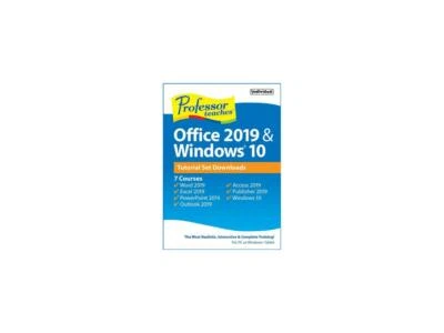 Individual Software Professor Teaches Office 2019 & Windows 10