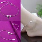 1 PC Solid Silver Chain Anklet Foot Ankle Bracelet Girls Women Jewelry #113