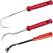 SourceTon Hose Removal Hook Set with Fastener Remover, 3 pieces Hook and Pick Set Radiator Vacuum Hoses Trim and Transmission O Ring Removal Tools