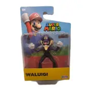 Super Mario Waluigi 2.5” Figure Jakks Pacific New 2024