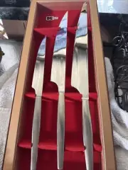 Vtg Klamath 3pr MasterChef carving set