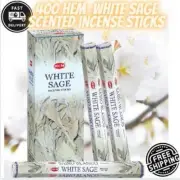 400 sticks HEM White Sage Scented Hand Rolled Indian Incense Sticks Wicca Smudge