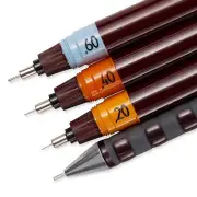 Rotring Isograph - Technical Drawing Pens - 3 Pen College Set - (0.2 - 0.6 mm)