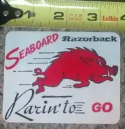 SEABOARD Razorback Railroad Bumper Train Sticker Luggage Decal QualityGloss NEW