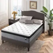 Zinus 33cm Euro Top Pocket Spring King Mattress