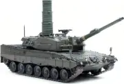 Leopard 2A4 Main Battle Tank with Snorkel Green Camouflage German Army Armor by
