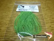 CHARTREUSE GRIZZLY FLUTTER LEGS BARRED HARELINE DUBBIN NEW FLY TYING MATERIAL