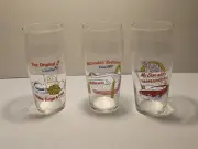 Set of 3 1995 McDonald's Libbey Classic Retro 50's Glasses NEW