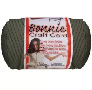 Bonnie Macrame Craft Cord 4mmX100yd Smoke Gray