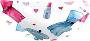 [VBFOFBV] Men's Printed Jammer Swimsuit Swim Shorts, GILR Cartoon Dress and Lip Pattern