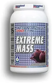 International Protein Extreme Mass Chocolate Truffle Flavour Weight Gainer Protein Powder 1.5 kg