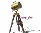 Theater Floor Search Light Tripod Vintage Desk Table Lamp Corner Spot Light Deco