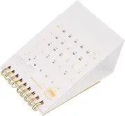 FUNOMOCYA Small Desk Calendar Minimalist Month Planner for Office Home Compact Design Material Vibrant for Organizing Your Schedule